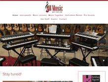 Tablet Screenshot of jwmusic.com